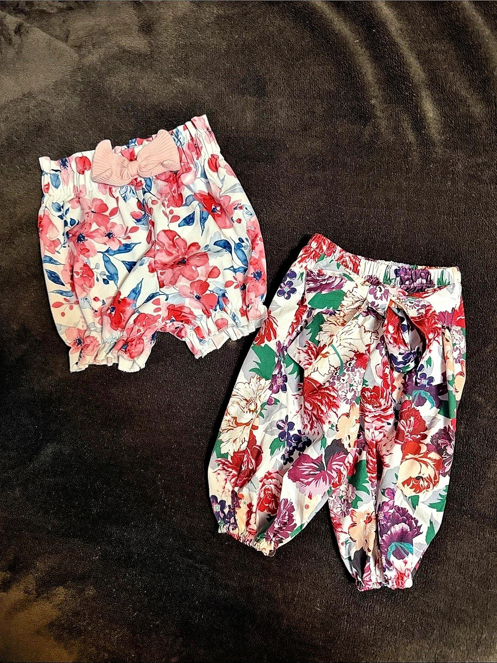 Floral Baby Set Size 12-18M Like New